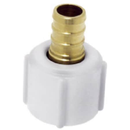 Homestead 0.5 x 0.5 in. Brass Straight Swivel Adapter HO584520